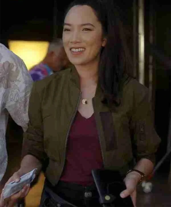 A Hollywood Christmas 2022 Jessika Van Green Jacket right