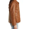 A2 Leather Bomber Jacket Womens Side webp