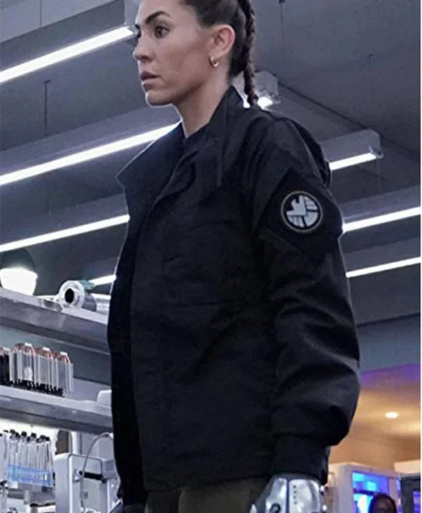 Agents of Shield Yo Yo Rodriguez Slingshot Black Jacket left