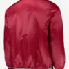Alabama Crimson Tide Red Satin Letterman Jacket On Sale webp