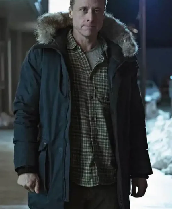 Alan Tudyk Resident Alien Harry Vanderspeigle Fur Hooded Black Parka Jacket webp