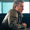 Alert Missing Persons Unit S03 Scott Caan Distressed Leather Jacket Side