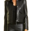 Alert Missing Persons Unit S03 Wayne Pascal Black Leather Jacket