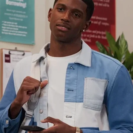 Damon All American Homecoming Denim Patchwork Shirt