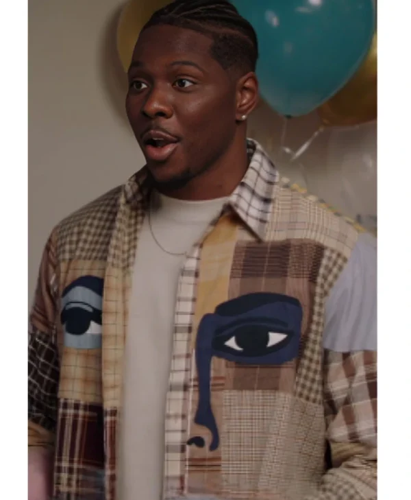 All American Homecoming S03 Cam Watkins Eye Plaid Shacket