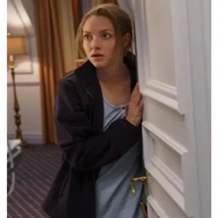 Amanda Seyfried The Dropout S01 Blue Cotton Jacket