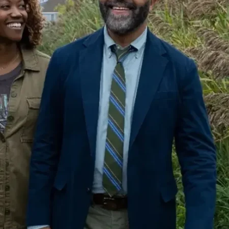 American Fiction Jeffrey Wright Blue Blazer