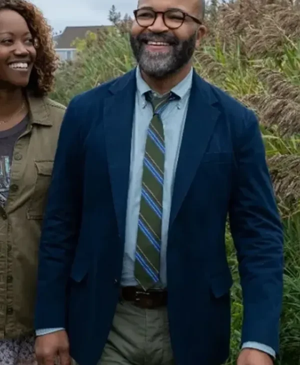 American Fiction Jeffrey Wright Blue Blazer