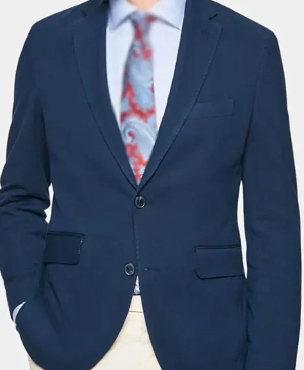 American Fiction Jeffrey Wright Blue Blazer Front
