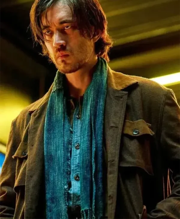 Andrew Koji Bullet Train Kimura Brown Jacket front