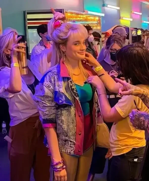 Angela Stranger Things Season 4 Elodie Grace Orkin Denim Jacket webp