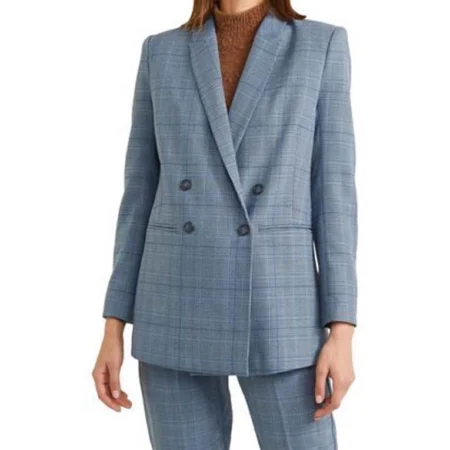 Annie Mouradian The Flight Attendant Blue Blazer