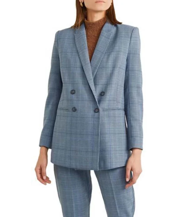 Annie Mouradian The Flight Attendant Blue Blazer