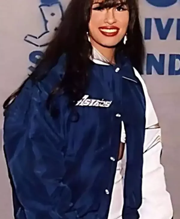 Astros 1994 Selena Blue and White Jacket