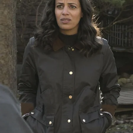 Athena Karkanis Manifest S03 Black Jacket