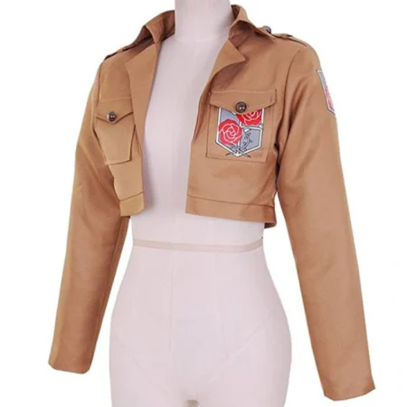 Attack on Titan Garrison Regiment Brown Cropped Jacket