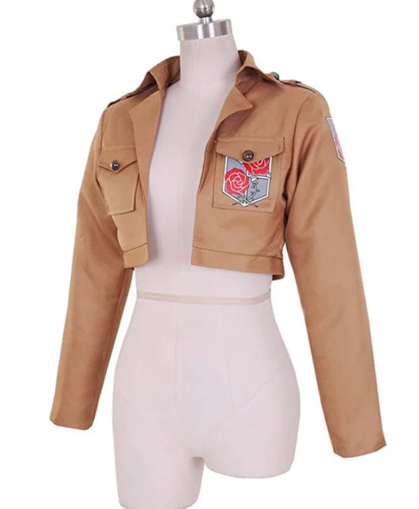 Attack on Titan Garrison Regiment Brown Cropped Jacket
