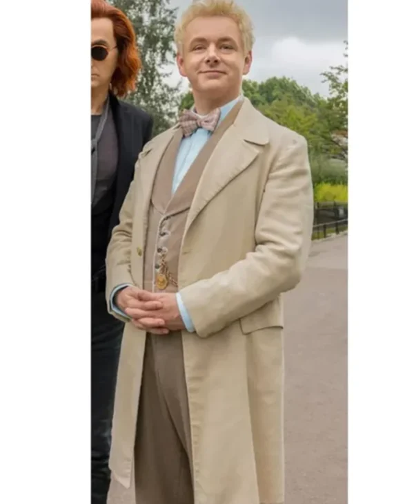 Aziraphale Good Omens 2023 Grey Wool Blazer