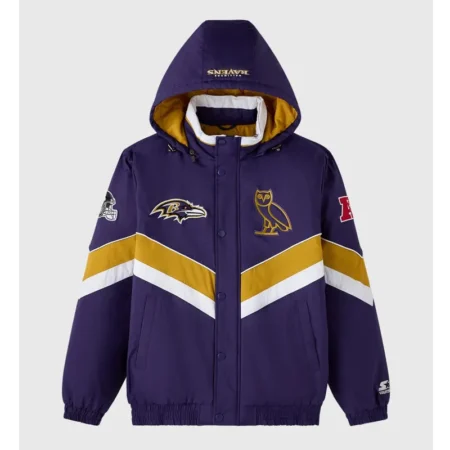 Baltimore Ravens OVO Sideline Puffer Jacket webp