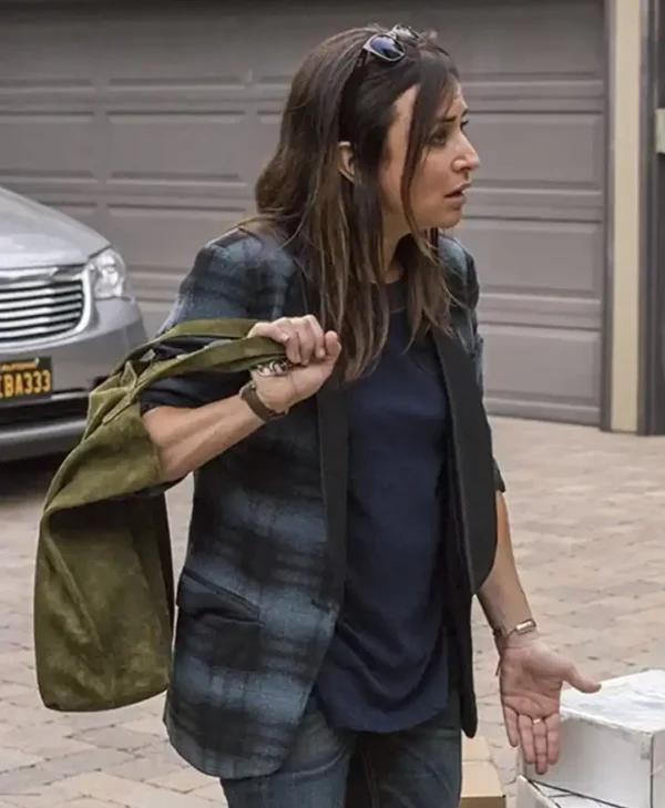 Better Things Sam Fox Blue and Black Cotton Blazer