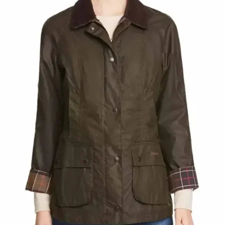 Big Sky Cassie Dewell Olive Green Jacket