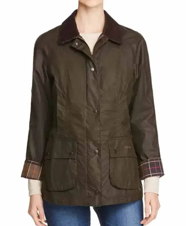 Big Sky Cassie Dewell Olive Green Jacket