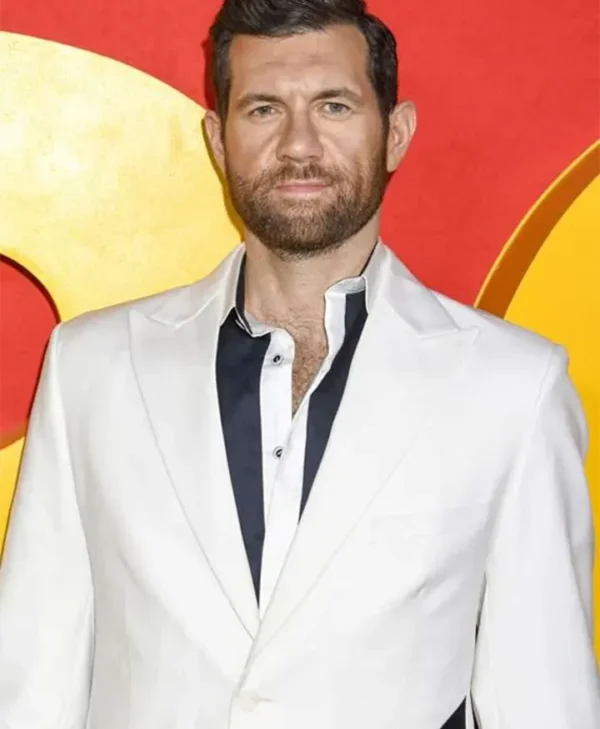 Billy Eichner Bros Black and White Blazer Front