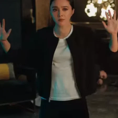 Bingbing Fan Movie The 355 Lin Mi Sheng Black Jacket
