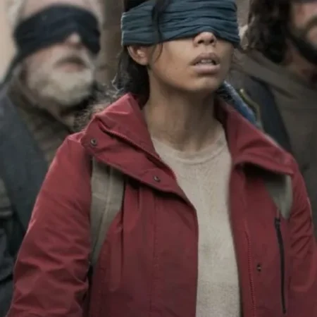 Bird Box Barcelona 2023 Georgina Campbell Jacket