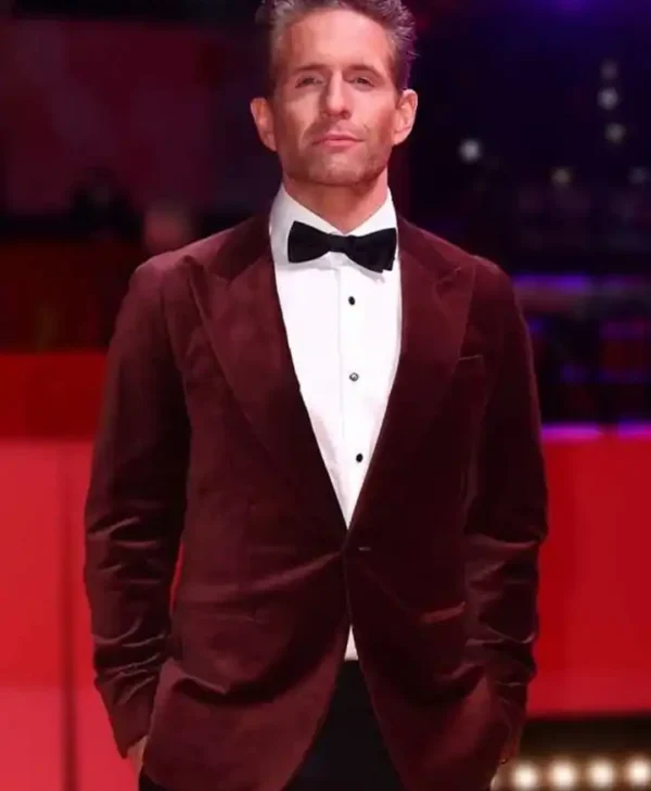 Black Berry Event 2023 Glenn Howerton Maroon Blazer