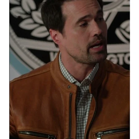 Brett Dalton Found S02 Brown Leather Jacket