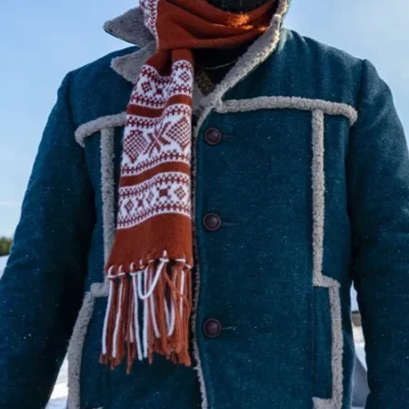 Brett Gelman Stranger Things Blue Fur Coat webp