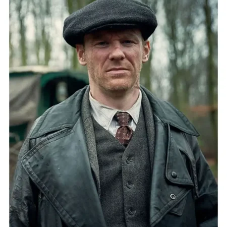 Brian Gleeson Peaky Blinders Leather Trench Coat