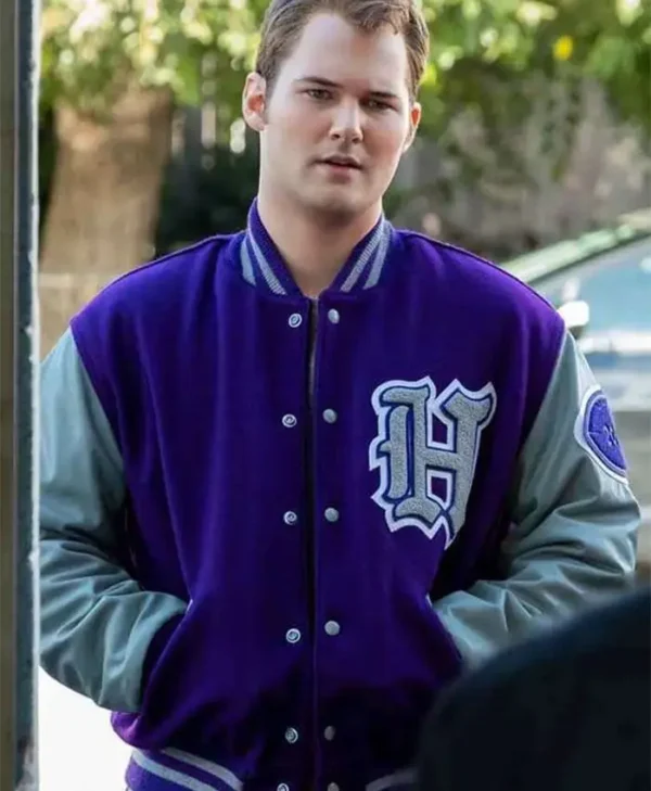 Bryce Walker 13 Reasons Why Letterman Jacket front