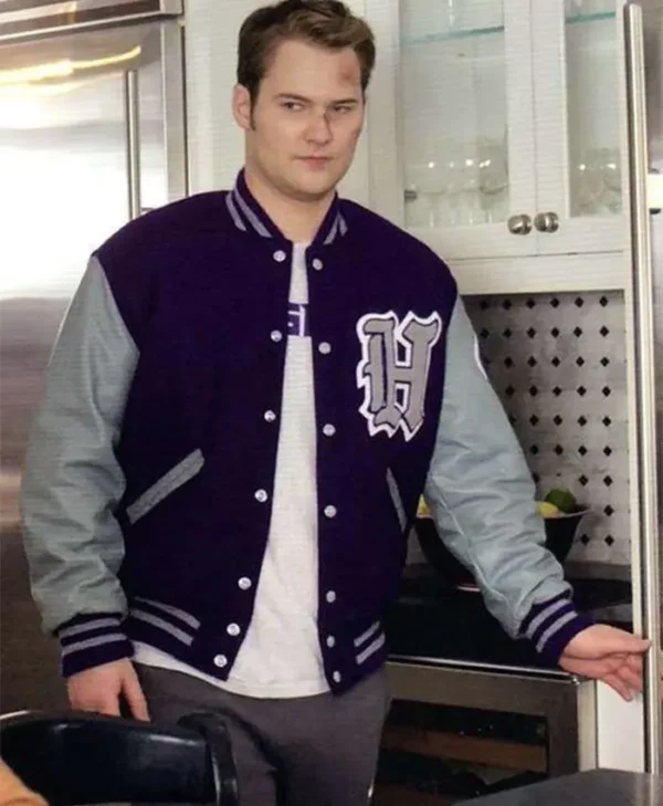 Bryce Walker 13 Reasons Why Letterman Jacket left