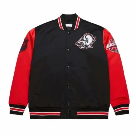 Buffalo Sabres Prime Time Heavyweight Satin Jacket webp