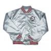 Buffalo Sabres Silver Satin Jacket webp