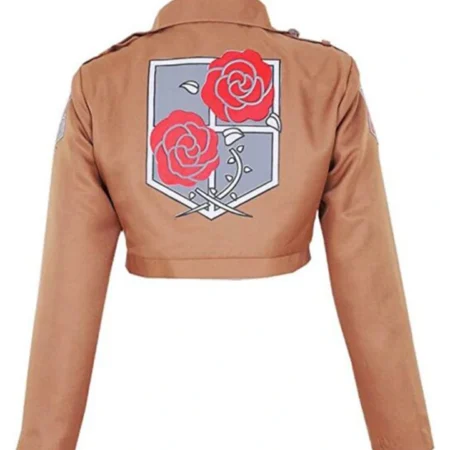 Buy Attack on Titan Garrison Regiment Brown Cropped Jacket