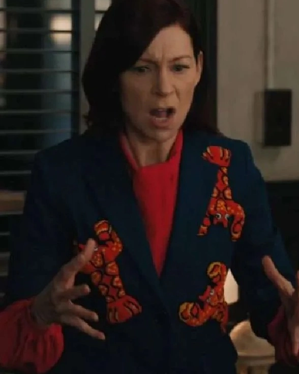 Buy Carrie Preston Elsbeth 2024 Blue Lobster Blazer webp