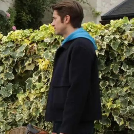 Buy Emily In Paris Lucas Bravo Black Jacket webp