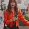 Buy Emily in Paris S03 Emily Cooper Orange Jacket