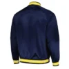 Buy Now Indiana Pacers Throwback Wordmark Navy Blue Varsity Jacket For Men And Women webp