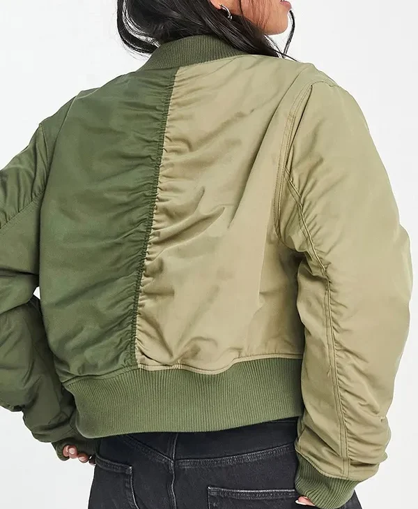Buy Simone Hicks All American Homecoming Green Bomber Jacket