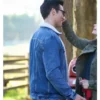Buy Superman and Lois Clark Kent Denim Blue Jacket webp