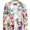 Carrie Preston Elsbeth 2024 White Floral Blazer On Sale