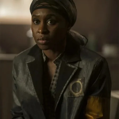 Chaos Walking Julie Grey Cotton Jacket front