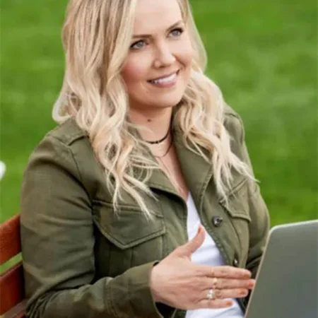 Chesapeake Shores Bree OBrien Green Cropped Jacket