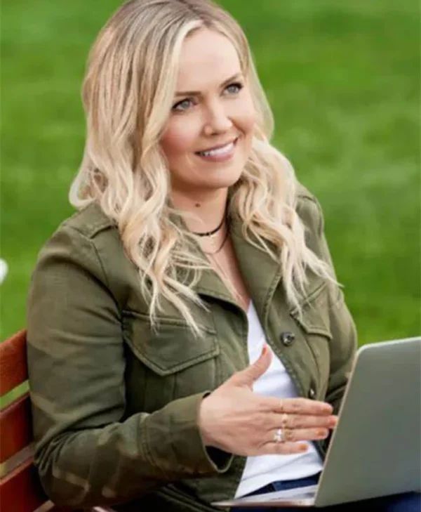 Chesapeake Shores Bree OBrien Green Cropped Jacket
