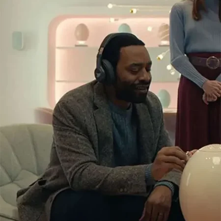 Chiwetel Ejiofor The Pod Generation 2023 Grey Blazer