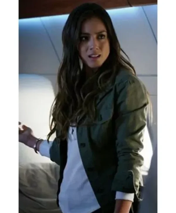 Chloe Bennet Agents of Shield S1 Agent Daisy Skye Green Jacket